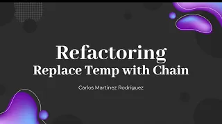 Replace temp with chain