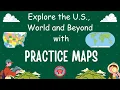 Ultimate Geography Science Prep SHAPES ETC Classroom Practice Maps