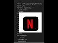 Draw Netflix Logo Using Python Turtle With Code python netflix logo using turtle Ajcoding