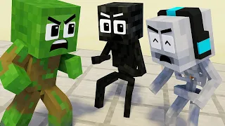 zombie boy s sad day at school minecraft animation