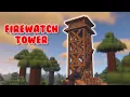 Minecraft How To Build A Firewatch Tower Tutorial Fortnite Lonely Lodge in Minecraft