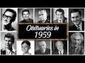Obituary in 1959 Famous Faces We Lost in 1959