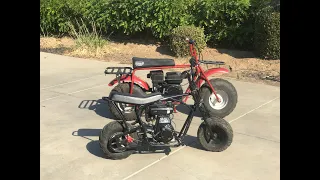 Fixing up the 210 Craigslist mini bikes
