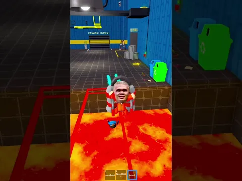 Haaland vs POLICE BOY 2 PLAYER ESCAPE PRISON #roblox #shorts