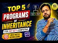 Top 5 Inheritance Programs in Java ISC Class 12 Computer Science Board Exam 2027
