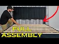 Allewie Platform Bed Frame Assembly with Tufted