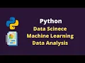 Data Science with Python Course for Beginners Python Machine Learning Data Analysis with Python