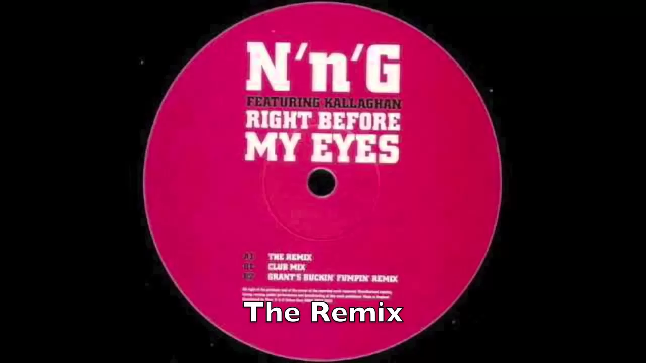 N'n'G - Right Before My Eyes - The Remix feat. MC Neat (UK Garage)