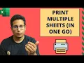 How to Print Multiple Sheets or Print All Sheets in Excel in One Go