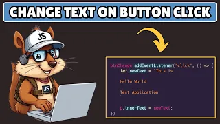 How to Change Text on Button Click in Javascript