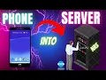 How To Use Old Android Phone As NAS Server How To make Own Server android server