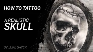 How to tattoo a realistic skull