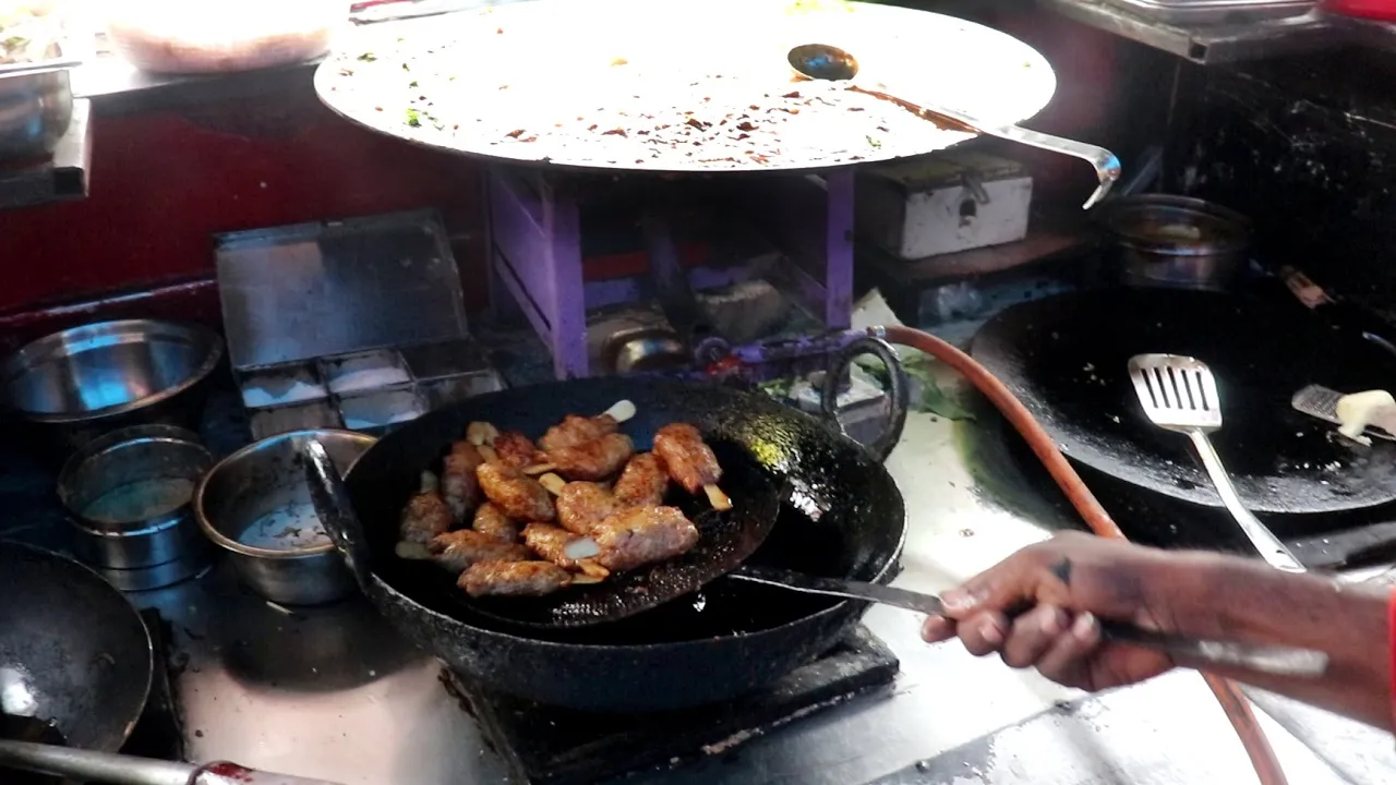 Most Unique Indo Chinese Cuisine On Street   Veg. Lollipop Making In Indore   Indian Street Food