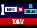 1 EURO TO US DOLLAR EXCHANGE RATES TODAY 06 June 2024