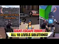 GIANT ESCAPE ROOM 7 Fortnite Tonydjytb Map Solutions Giant escape room 7 fortnite walkthrough