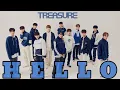 Lagu HELLO - TREASURE LYRICS