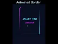 CSS Box Border Animation in CSS HTML gradient border glowing effect
