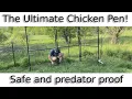 Producers Pride Universal Poultry Pen 8x8 From Tractor Supply Review and Assembly Backyard Chickens