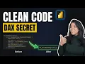 The Clean Code Secret for Power BI Custom UDFs