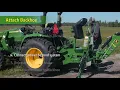 How To Attach your 370B Backhoe John Deere Compact Tractors