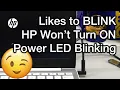 Fixing Dead HP Laptop - No Power and Blinking Power LED