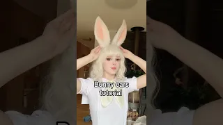 Bunny furry ears cosplay diy tutorial for Beastars Haru cosplay