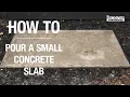 How to Pour a Small Concrete Slab - Bunnings Warehouse