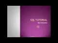 SQL Bangla Tutorial part 2 Constraints