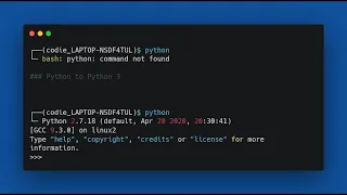 Change Python to Python3 in Linux Set default python version to Python3