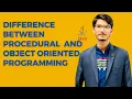 Difference between procedural and object oriented programming in Hindi PP and OOP Sha ev Kumar