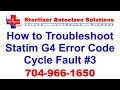 Statim G4 Error Code Cycle Fault 3 - How to Troubleshoot