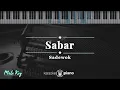 Download Lagu Sabar - Sadewok | KARAOKE PIANO - MALE KEY