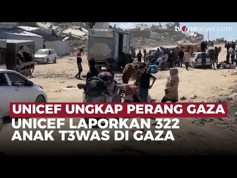 Unicef Melaporkan 322 Anak Tewas Dalam Serangan Israel di Gaza Dalam 10 Hari