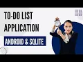 To-Do List Android Application using SQLite PHPGurukul