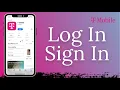 T-Mobile Login Sign Into T-Mobile App