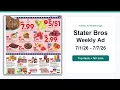 Stater Bros Weekly Ad 26 - 26 Best Deals