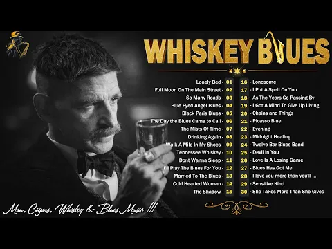 Download MP3 [ 𝐖𝐇𝐈𝐒𝐊𝐄𝐘 𝐁𝐋𝐔𝐄𝐒 ] Beautiful Relaxing Whiskey Blues Music - Sip Some Whiskey and Enjoy The Blues