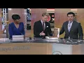Meteorologist Carl Lam surprises 3News Austin Love with wings from Buffalo