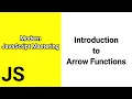 Introduction to Arrow Functions In Javascript Javascript ES6 tutorial for beginners Time For Code
