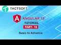 Angular 13 Tutorial in Bangla Part-16 Basic to Advance Course Tactsoft Ltd
