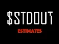 stdout - Estimates