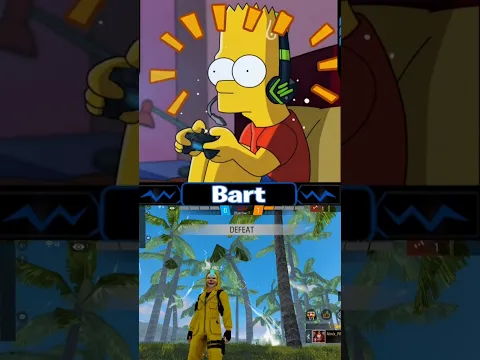 Lisa humilla a Bart en pvp #freefire #entretenimiento #shorts