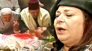 ليالي الصالحية موت حاتم ابن المختار مشهد مؤثر جدا وائل شرف 