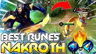 Download TOP 1 NAKROTH (BEST RUNES) | Conqueror | Arena Of Valor / ROV / Liên Quân / 傳說對決 / 펜타스톰 MP3