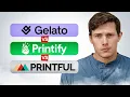 Best Print on Demand for Shopify 2026 Gelato vs Printify vs Printful