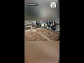 Drone footage of Cox Convention Center demolition space
