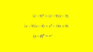 Solving Quadratic Equation x squared - 18x 81 Step by Step Factoring Guide