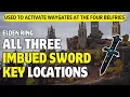 All Imbued Sword Key Locations in Elden Ring The Four Belfries