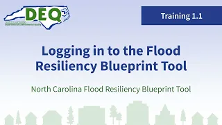 1 1 Logging into the Flood Resiliency Blueprint Tool