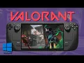 Steam Deck VALORANT Gameplay - Windows 10 Steam Deck Gameplay
